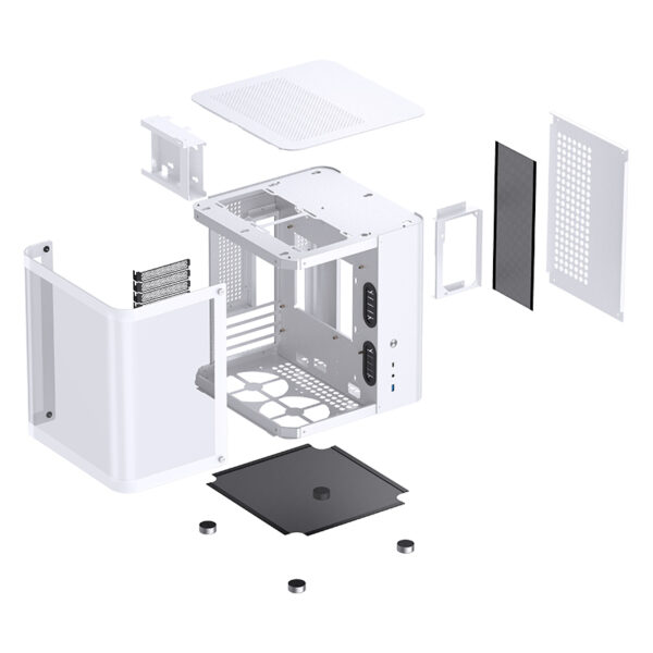VỎ CASE PC JONSBO TK-1 WHITE - Hình ảnh 22