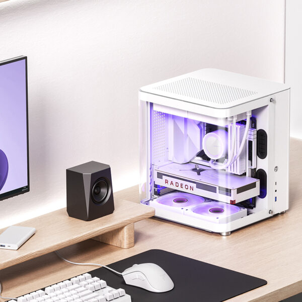 VỎ CASE PC JONSBO TK-1 WHITE - Hình ảnh 3