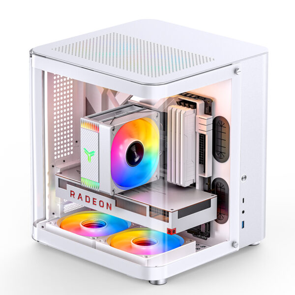 VỎ CASE PC JONSBO TK-1 WHITE - Hình ảnh 4