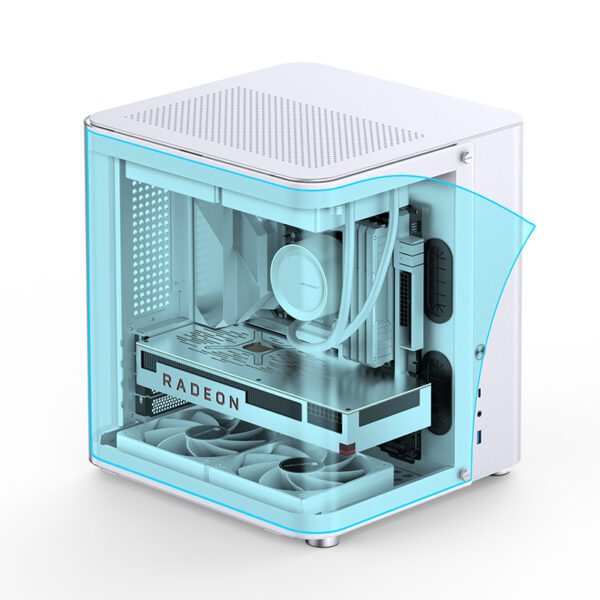VỎ CASE PC JONSBO TK-1 WHITE - Hình ảnh 7