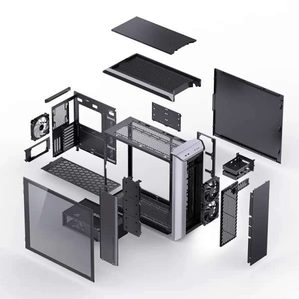 VỎ CASE PC JONSBO D500 SILVER - Ảnh 15