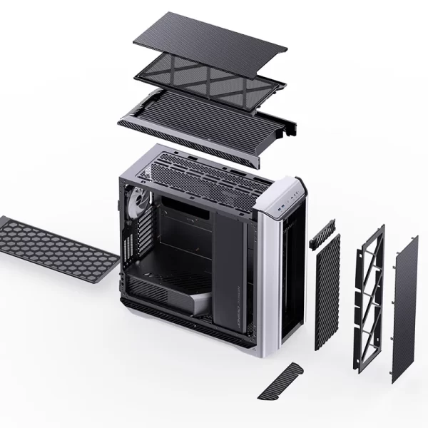 VỎ CASE PC JONSBO D500 SILVER - Ảnh 23