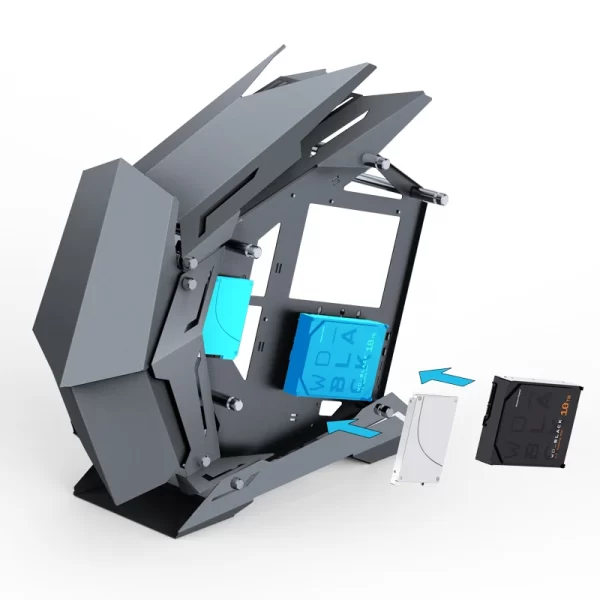 VỎ CASE PC JONSBO MOD-3 MINI GREY - Hình ảnh 6