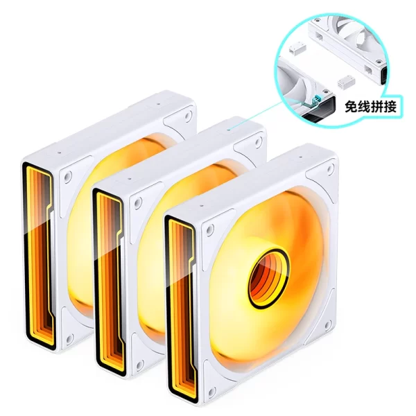 QUẠT TẢN NHIỆT JONSBO ZK-120W WHITE - Hình ảnh 16