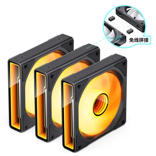 QUẠT TẢN NHIỆT JONSBO ZK-120B BLACK - Hình ảnh 7