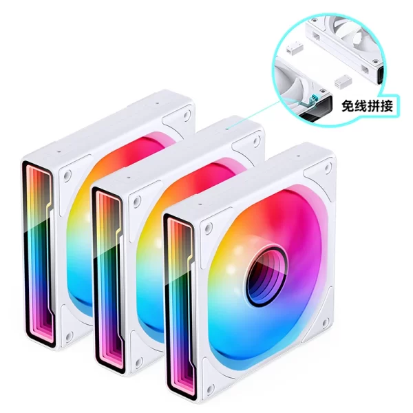 QUẠT TẢN NHIỆT JONSBO ZK-120W WHITE - Hình ảnh 4