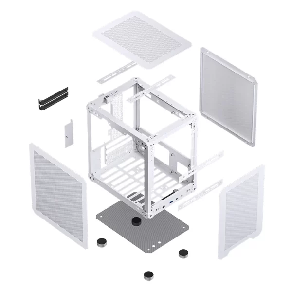 VỎ CASE PC JONSBO C6 WHITE - Ảnh 31