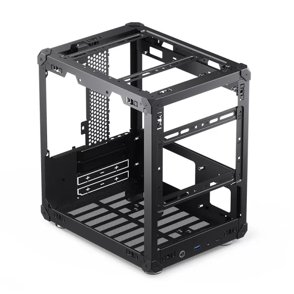 VỎ CASE PC JONSBO C6 BLACK - Ảnh 6