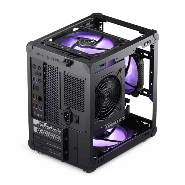 VỎ CASE PC JONSBO C6 BLACK - Ảnh 4