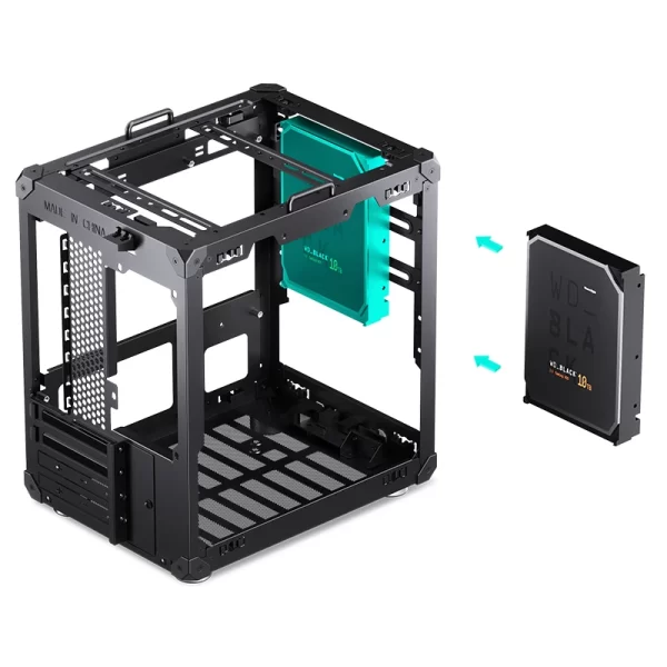 VỎ CASE PC JONSBO C6 HANDLE BLACK - Ảnh 5