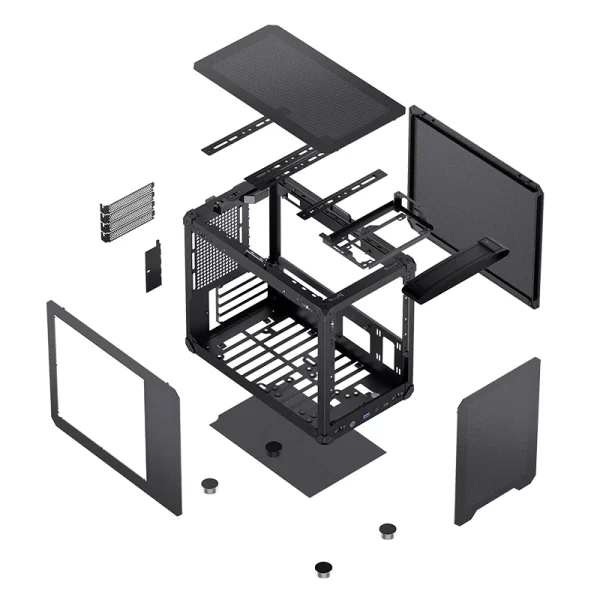 VỎ CASE PC JONSBO C6 MAX BLACK - Hình ảnh 7