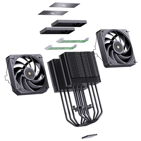 TẢN NHIỆT KHÍ JONSBO HX6280 BLACK - Hình ảnh 15