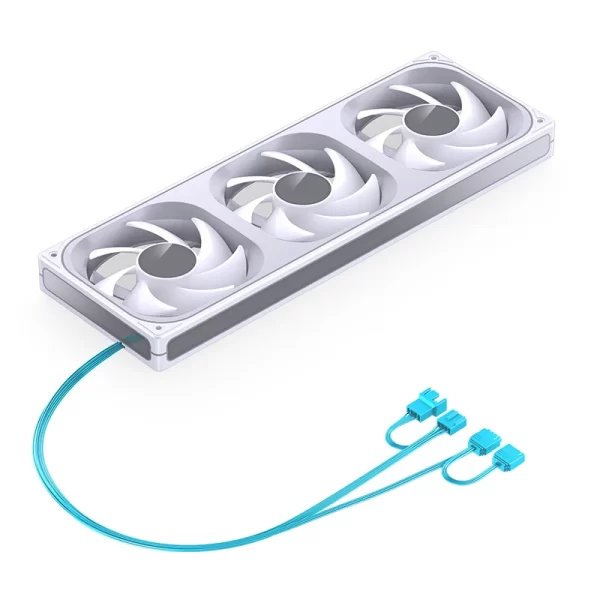 QUẠT TẢN NHIỆT JONSBO ZB-360W/WR WHITE - Hình ảnh 11