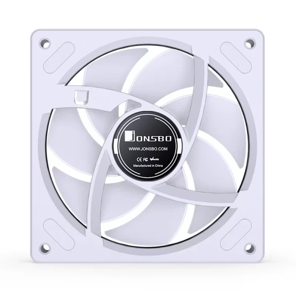 QUẠT TẢN NHIỆT JONSBO ZB-120W/WR WHITE - Hình ảnh 5