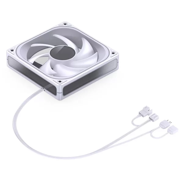 QUẠT TẢN NHIỆT JONSBO ZB-120W/WR WHITE - Hình ảnh 2