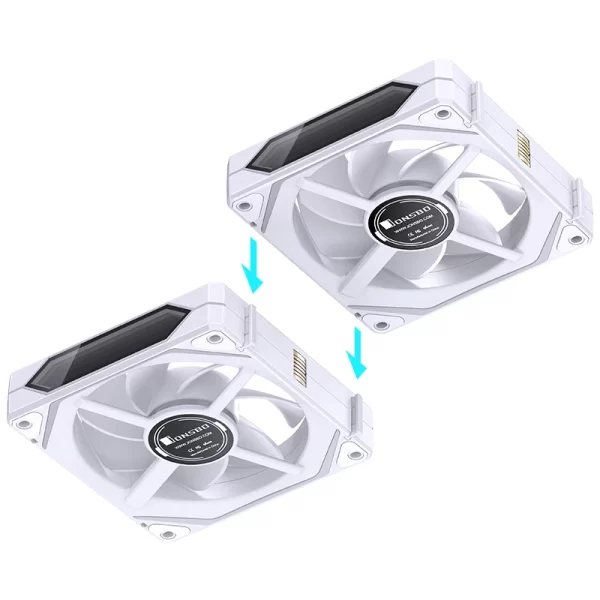 QUẠT TẢN NHIỆT JONSBO ZL-120W WHITE - Hình ảnh 21