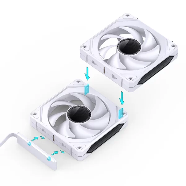 QUẠT TẢN NHIỆT JONSBO ZL-120W WHITE - Hình ảnh 20