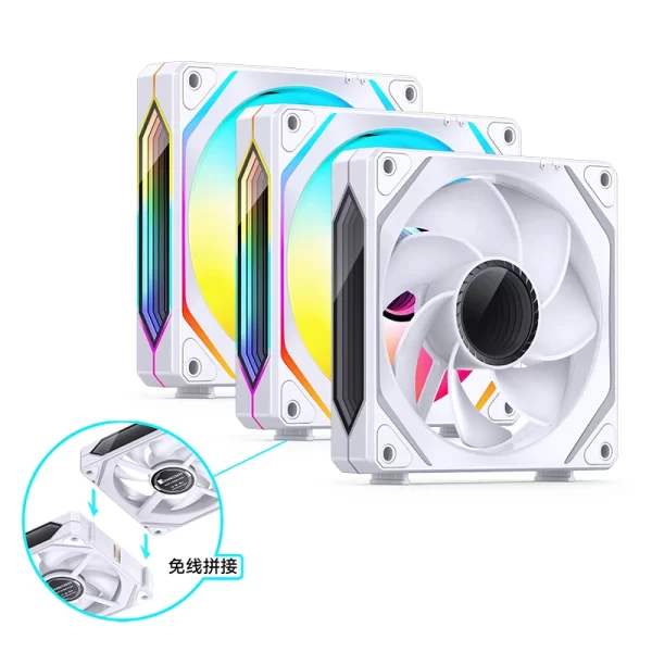QUẠT TẢN NHIỆT JONSBO ZL-120WR WHITE - Hình ảnh 18