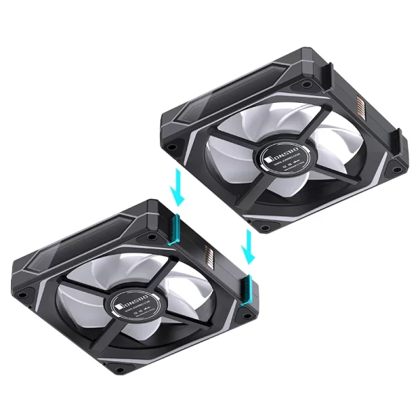 QUẠT TẢN NHIỆT JONSBO ZL-120B BLACK - Hình ảnh 12
