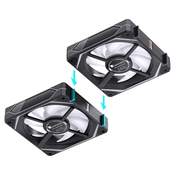 QUẠT TẢN NHIỆT JONSBO ZL-120BR BLACK - Hình ảnh 12