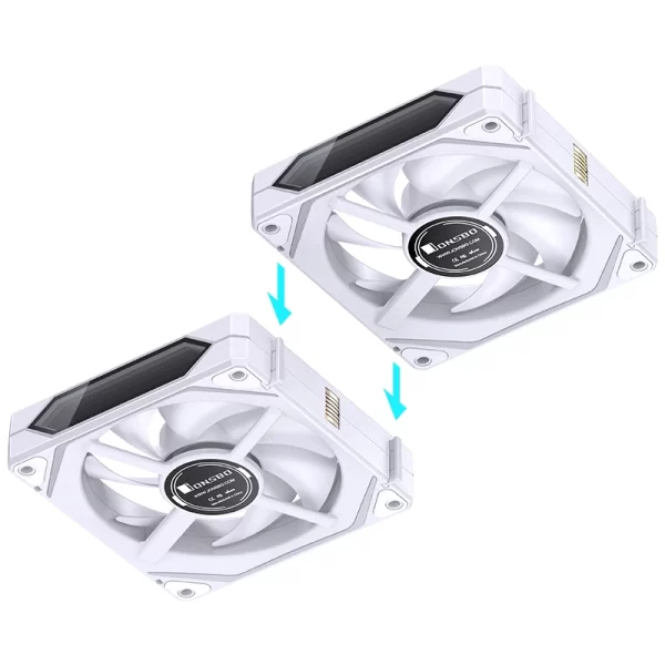 QUẠT TẢN NHIỆT JONSBO ZL-120WR WHITE - Hình ảnh 4
