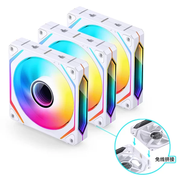 QUẠT TẢN NHIỆT JONSBO ZL-120W WHITE