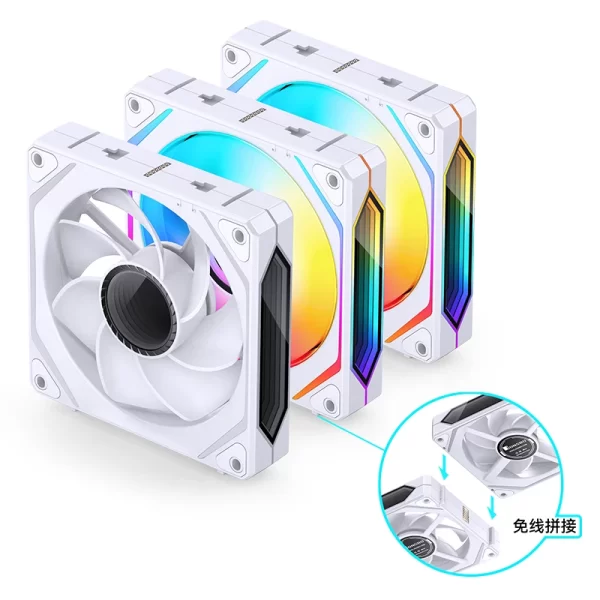 QUẠT TẢN NHIỆT JONSBO ZL-120WR WHITE