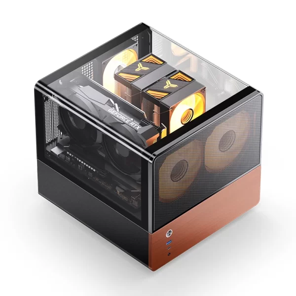 VỎ CASE PC JONSBO V12 BLACK - Hình ảnh 3