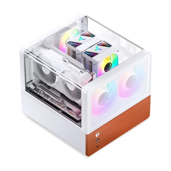VỎ CASE PC JONSBO V12 WHITE - Ảnh 4