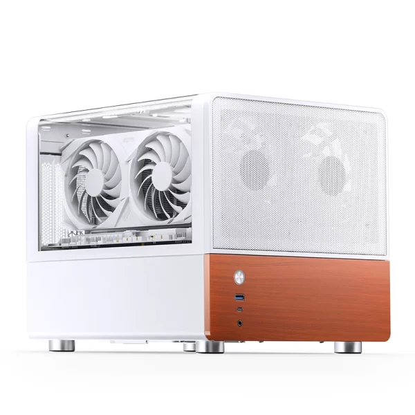 VỎ CASE PC JONSBO V12 WHITE - Ảnh 3