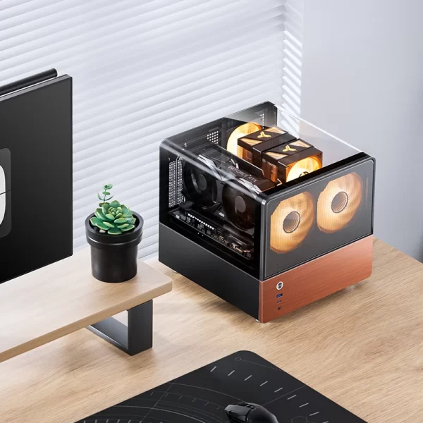 VỎ CASE PC JONSBO V12 BLACK - Hình ảnh 2