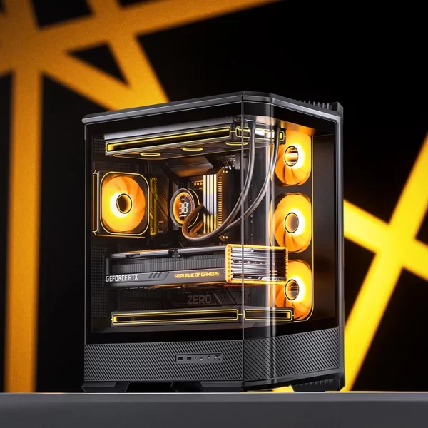VỎ CASE PC JONSBO D400 BLACK - Hình ảnh 9