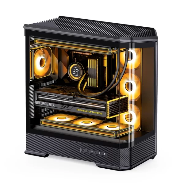 VỎ CASE PC JONSBO D400 BLACK - Hình ảnh 10