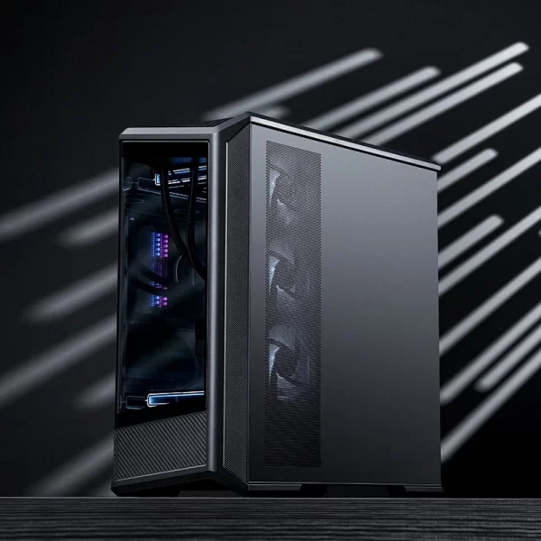 VỎ CASE PC JONSBO D400 BLACK - Hình ảnh 11
