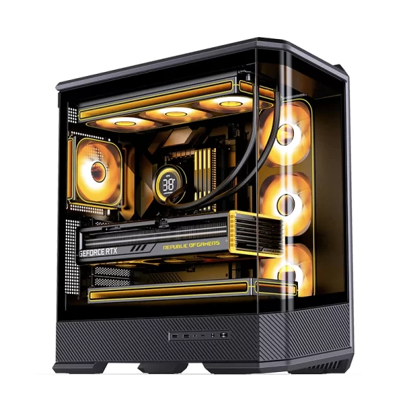 VỎ CASE PC JONSBO D400 BLACK - Hình ảnh 12