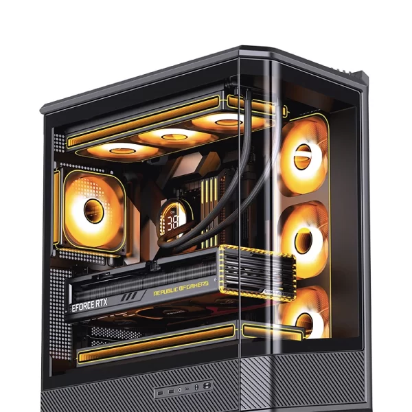 VỎ CASE PC JONSBO D400 BLACK - Hình ảnh 16