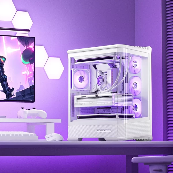 VỎ CASE PC JONSBO D400 WHITE - Ảnh 21