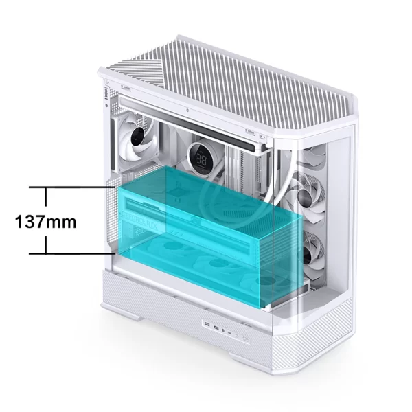 VỎ CASE PC JONSBO D400 WHITE - Ảnh 23