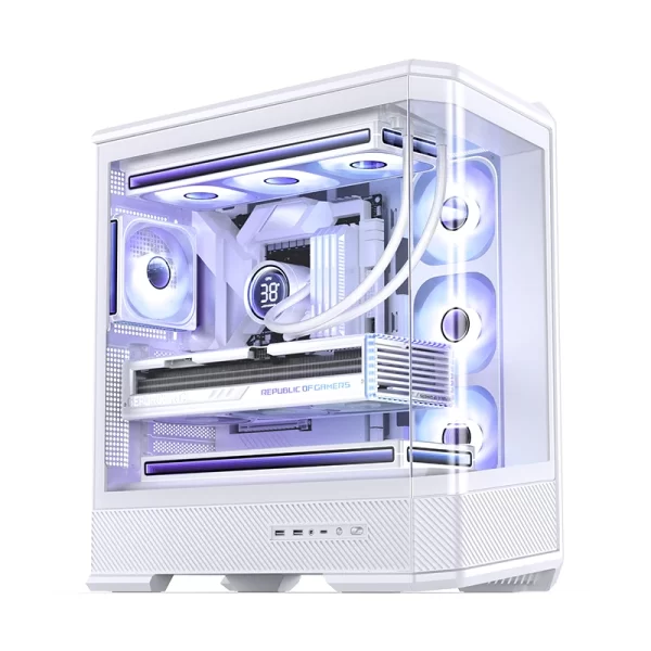 VỎ CASE PC JONSBO D400 WHITE - Ảnh 24