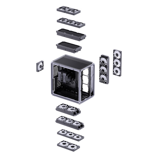 VỎ CASE MID TOWER JONSBO BO400 BLACK - Hình ảnh 6