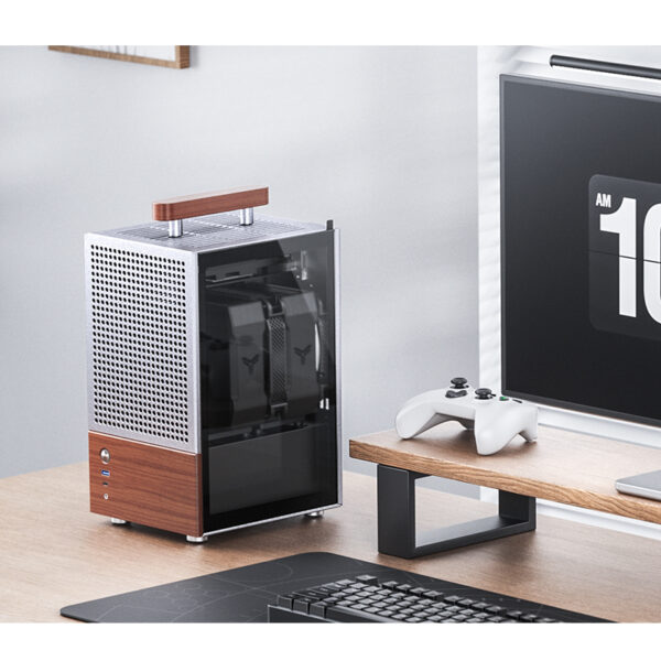 VỎ CASE PC JONSBO T6 SILVER - Ảnh 2