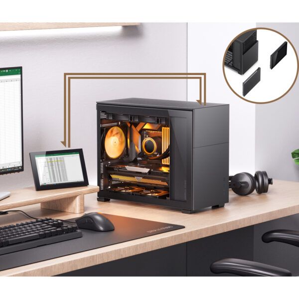 VỎ CASE PC JONSBO D31 STD SCREEN BLACK - Hình ảnh 10