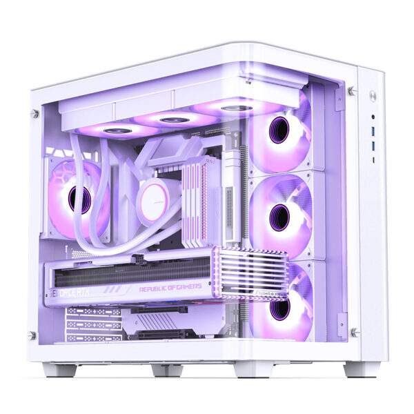 VỎ CASE PC JONSBO TK-3 WHITE - Ảnh 11