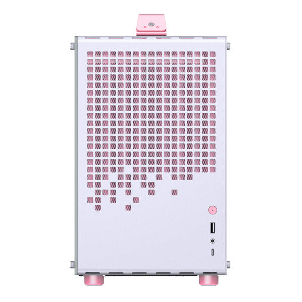 VỎ CASE PC M-ATX JONSBO Z20 MINI TOWER M-ATX PINK WHITE - Ảnh 3