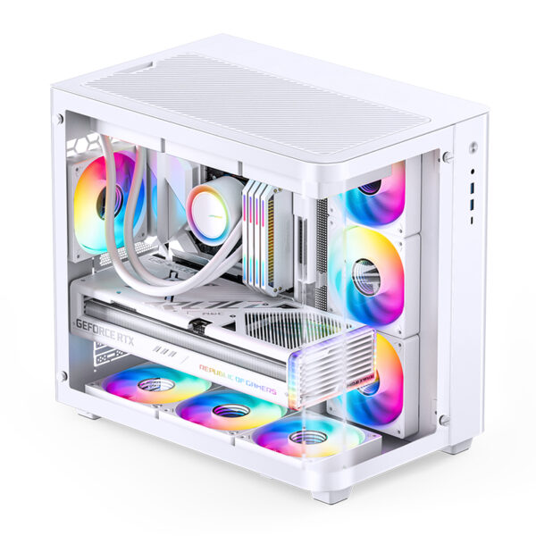 VỎ CASE PC JONSBO TK-3 WHITE - Ảnh 2