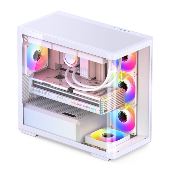 VỎ CASE PC JONSBO D300 WHITE - Hình ảnh 3