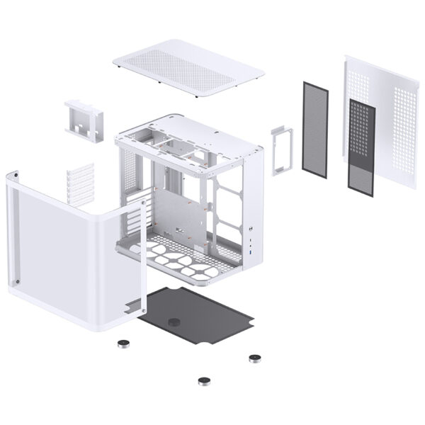VỎ CASE PC JONSBO TK-2 WHITE - Hình ảnh 25