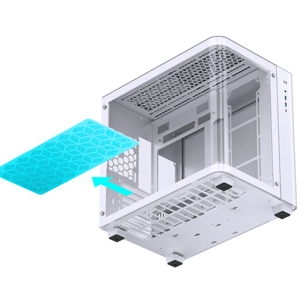 VỎ CASE PC JONSBO TK-3 WHITE - Ảnh 29