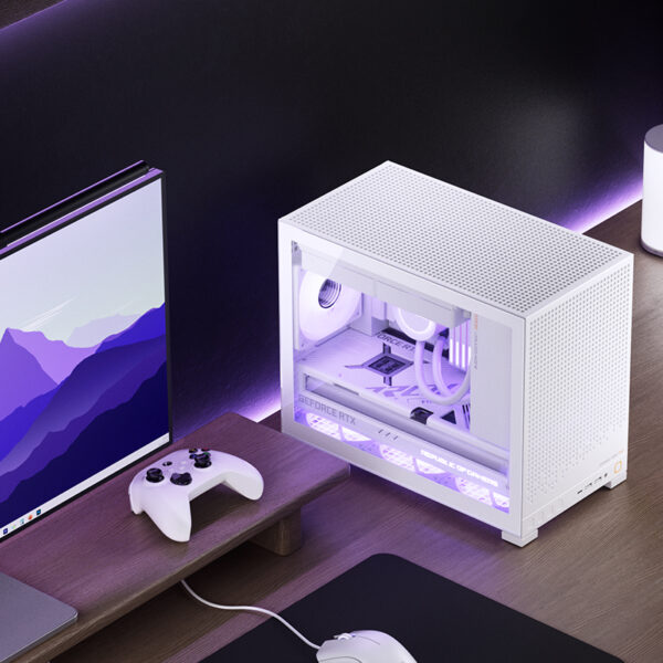 VỎ CASE PC JONSBO D32 PRO WHITE - Hình ảnh 4