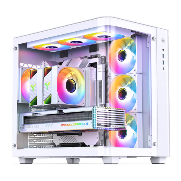 VỎ CASE PC JONSBO TK-3 WHITE - Ảnh 3